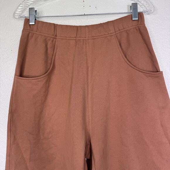 Roucha Penn Sweatpants Womens size A Wide Barrel Leg Fleece Drawstring Pant NEW - Picture 5 of 14